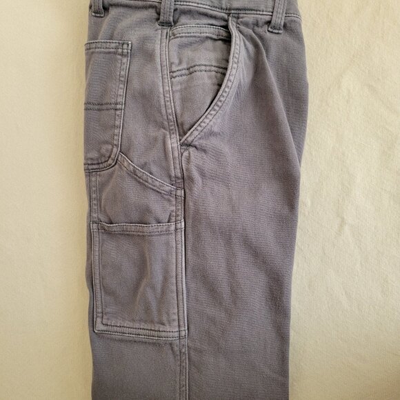Abercrombie Kids Loose Carpenter Pants | Size 11/12 | Grey Utility Workwear - Picture 5 of 6
